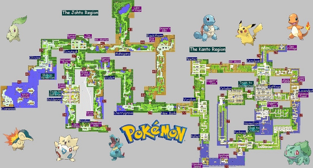 the map
